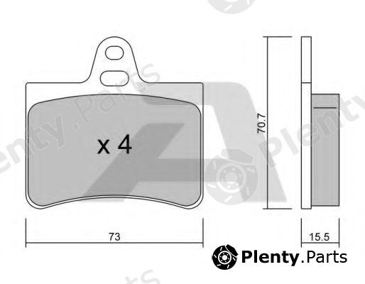  AISIN part BPCI-2003 (BPCI2003) Brake Pad Set, disc brake