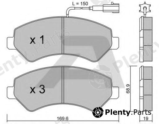  AISIN part BPFI-1008 (BPFI1008) Brake Pad Set, disc brake