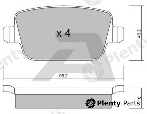  AISIN part BPFO-2001 (BPFO2001) Brake Pad Set, disc brake