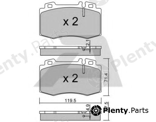  AISIN part BPMB-1006 (BPMB1006) Brake Pad Set, disc brake