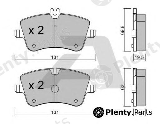  AISIN part BPMB-1007 (BPMB1007) Brake Pad Set, disc brake