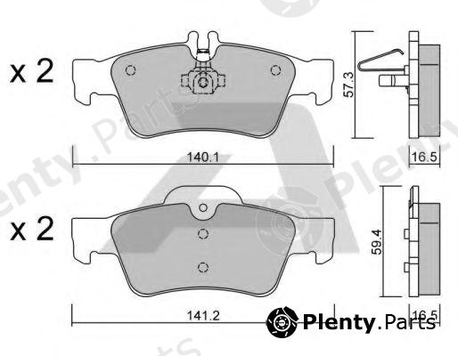  AISIN part BPMB-2004 (BPMB2004) Brake Pad Set, disc brake