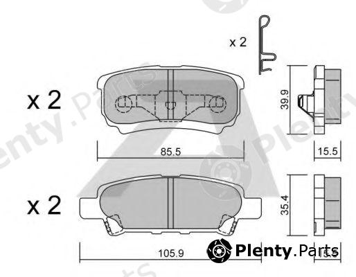  AISIN part BPMI-2001 (BPMI2001) Brake Pad Set, disc brake