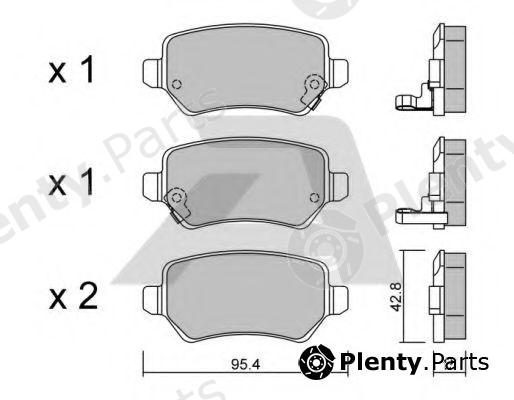  AISIN part BPOP-2001 (BPOP2001) Brake Pad Set, disc brake