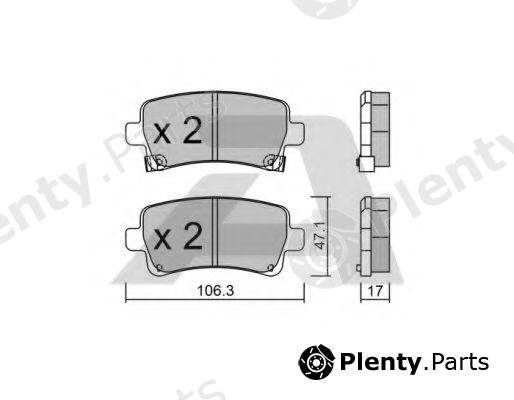  AISIN part BPOP-2002 (BPOP2002) Brake Pad Set, disc brake