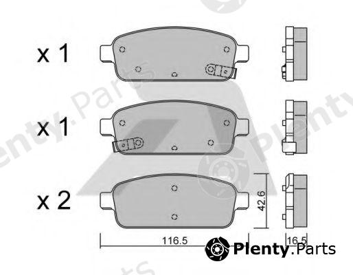  AISIN part BPOP-2006 (BPOP2006) Brake Pad Set, disc brake