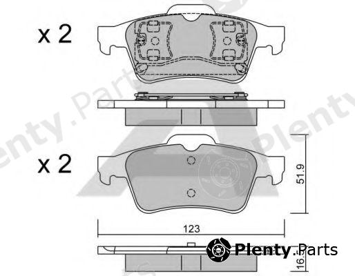  AISIN part BPRE-2003 (BPRE2003) Brake Pad Set, disc brake