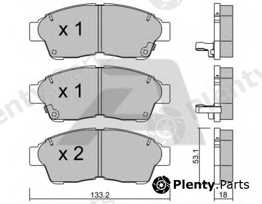  AISIN part BPTO-1906 (BPTO1906) Brake Pad Set, disc brake