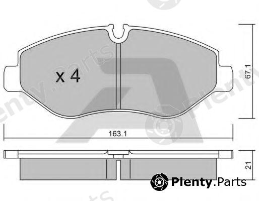  AISIN part BPVW-1001 (BPVW1001) Brake Pad Set, disc brake