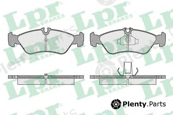  LPR part 05P1611 Brake Pad Set, disc brake