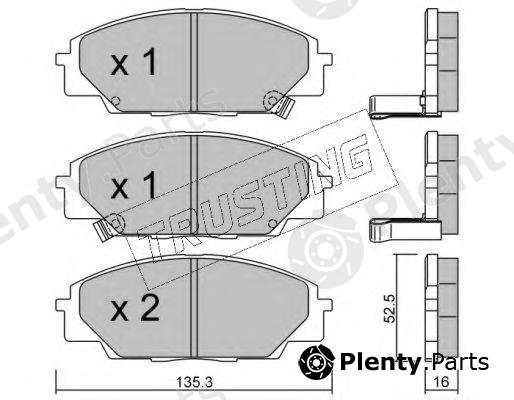  TRUSTING part 450.0 (4500) Brake Pad Set, disc brake