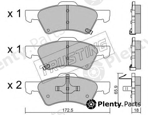  TRUSTING part 639.0 (6390) Brake Pad Set, disc brake