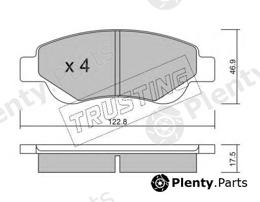  TRUSTING part 653.0 (6530) Brake Pad Set, disc brake