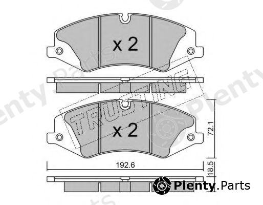  TRUSTING part 853.0 (8530) Brake Pad Set, disc brake
