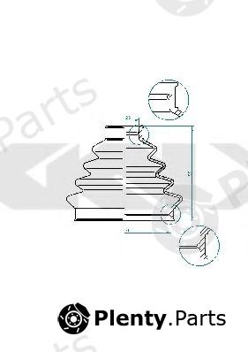  SPIDAN part 190963 Bellow, driveshaft
