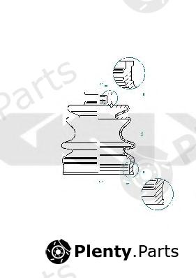  SPIDAN part 190970 Bellow, driveshaft