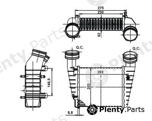  NRF part 30138A Intercooler, charger