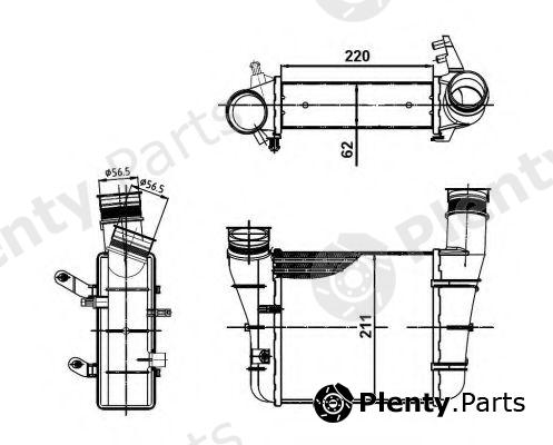  NRF part 30148A Intercooler, charger