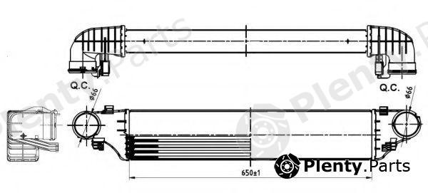  NRF part 30164A Intercooler, charger