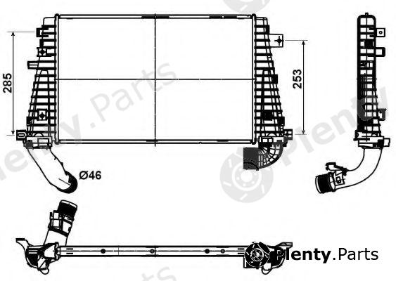  NRF part 30302 Intercooler, charger