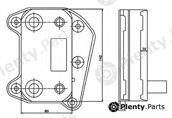  NRF part 31183 Oil Cooler, engine oil