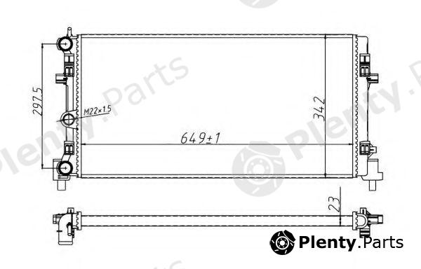  NRF part 53024A Radiator, engine cooling