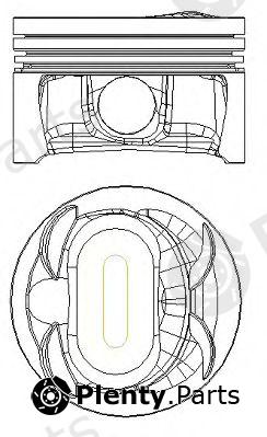  NÜRAL part 87-433900-00 (8743390000) Piston