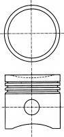  NÜRAL part 87-423407-00 (8742340700) Piston