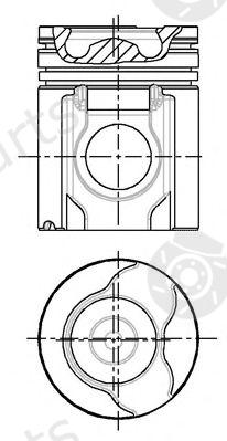  NÜRAL part 87-142500-10 (8714250010) Piston