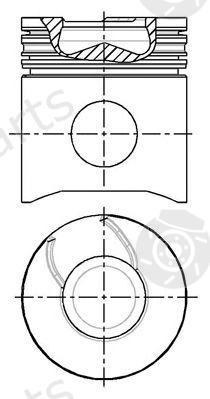  NÜRAL part 87-785300-10 (8778530010) Piston