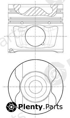  NÜRAL part 87-432400-00 (8743240000) Piston