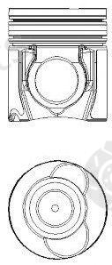  NÜRAL part 87-109200-00 (8710920000) Piston