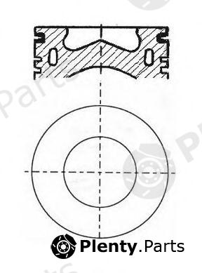  NÜRAL part 87-121800-00 (8712180000) Piston