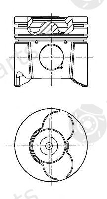  NÜRAL part 87-114708-40 (8711470840) Piston