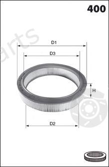  MECAFILTER part EL3257 Air Filter