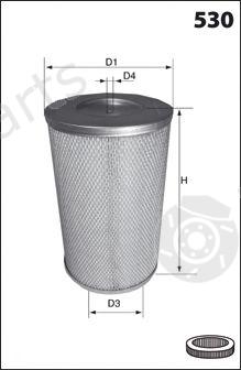  MECAFILTER part FA3196 Air Filter