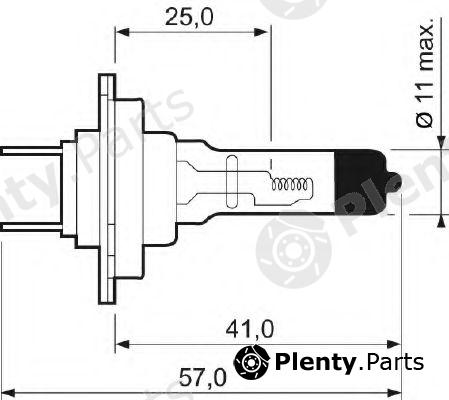  VALEO part 032517 Bulb, daytime running light