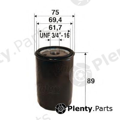  VALEO part 586083 Oil Filter