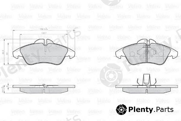  VALEO part 872576 Brake Pad Set, disc brake
