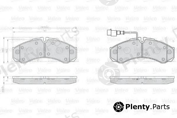  VALEO part 872001 Brake Pad Set, disc brake