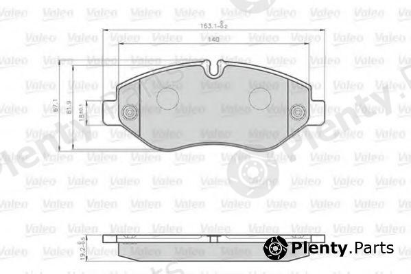  VALEO part 872229 Brake Pad Set, disc brake
