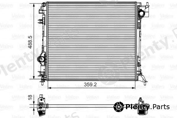  VALEO part 735624 Radiator, engine cooling