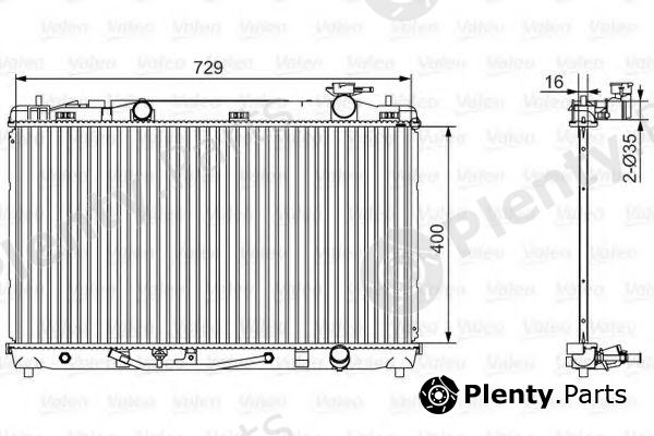 VALEO part 701526 Radiator, engine cooling