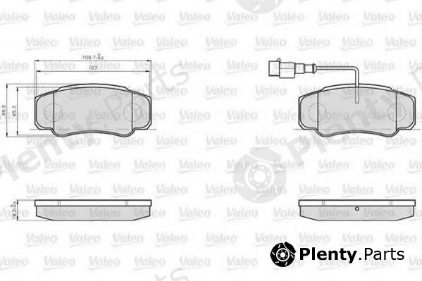  VALEO part 873921 Brake Pad Set, disc brake