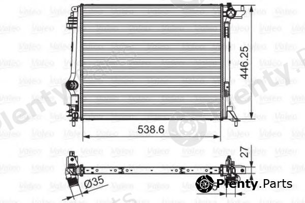  VALEO part 701662 Radiator, engine cooling