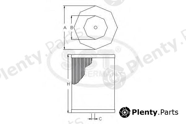  SCT Germany part SB2337 Air Filter
