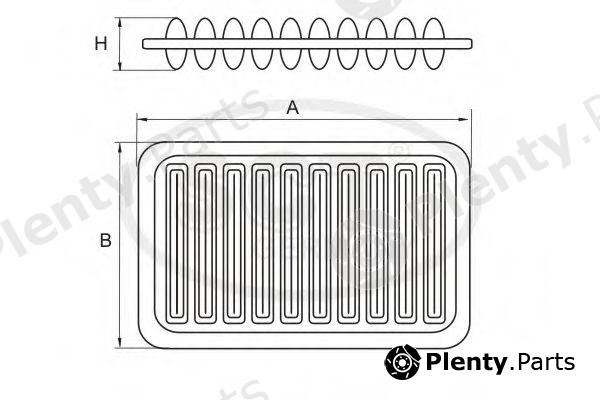  SCT Germany part SB3249 Air Filter