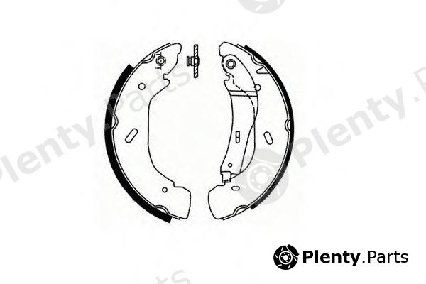  SCT Germany part SS551 Brake Shoe Set, parking brake