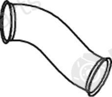  DINEX part 66127 Exhaust Pipe