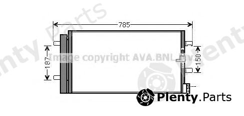  AVA QUALITY COOLING part AI5352D Condenser, air conditioning